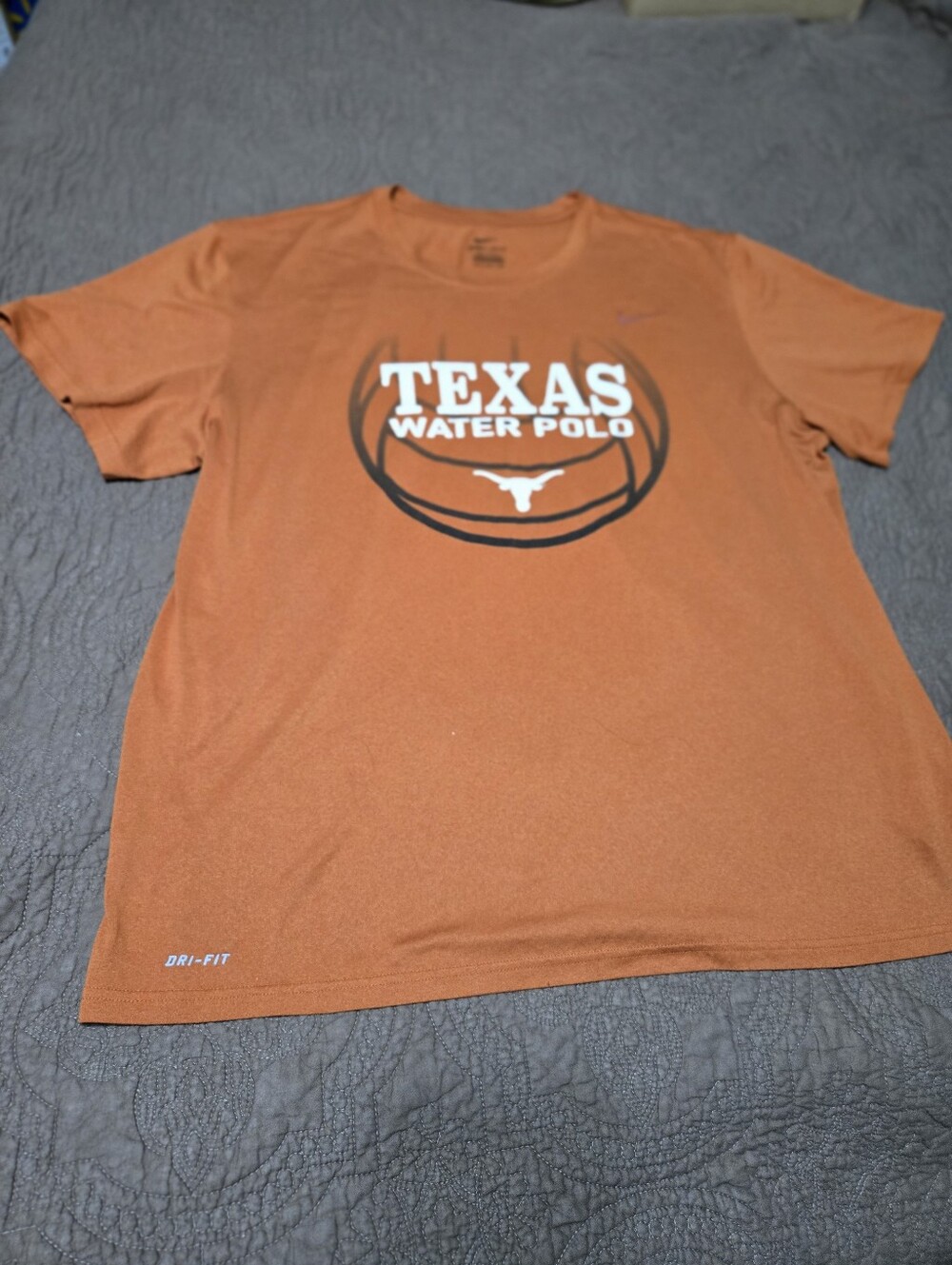Nike Orange Texas Longhorns Dri-FIT Water Polo with Bevo, 2X